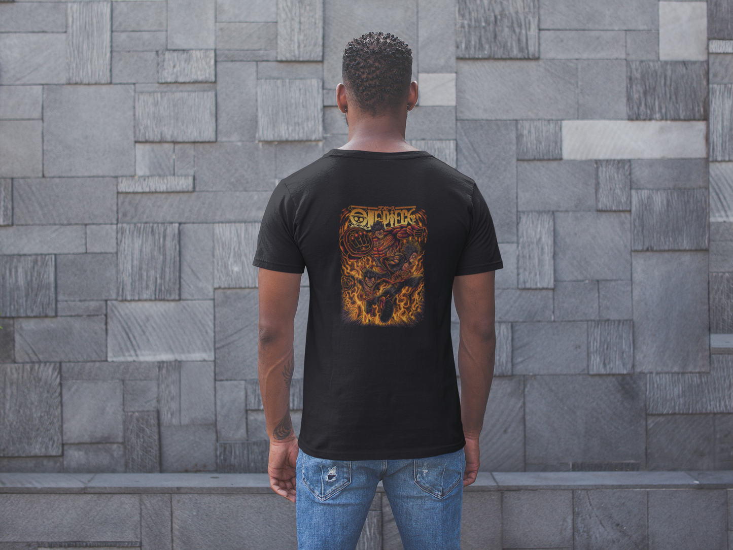 luffy gear 4 supima premium anime t-shirt