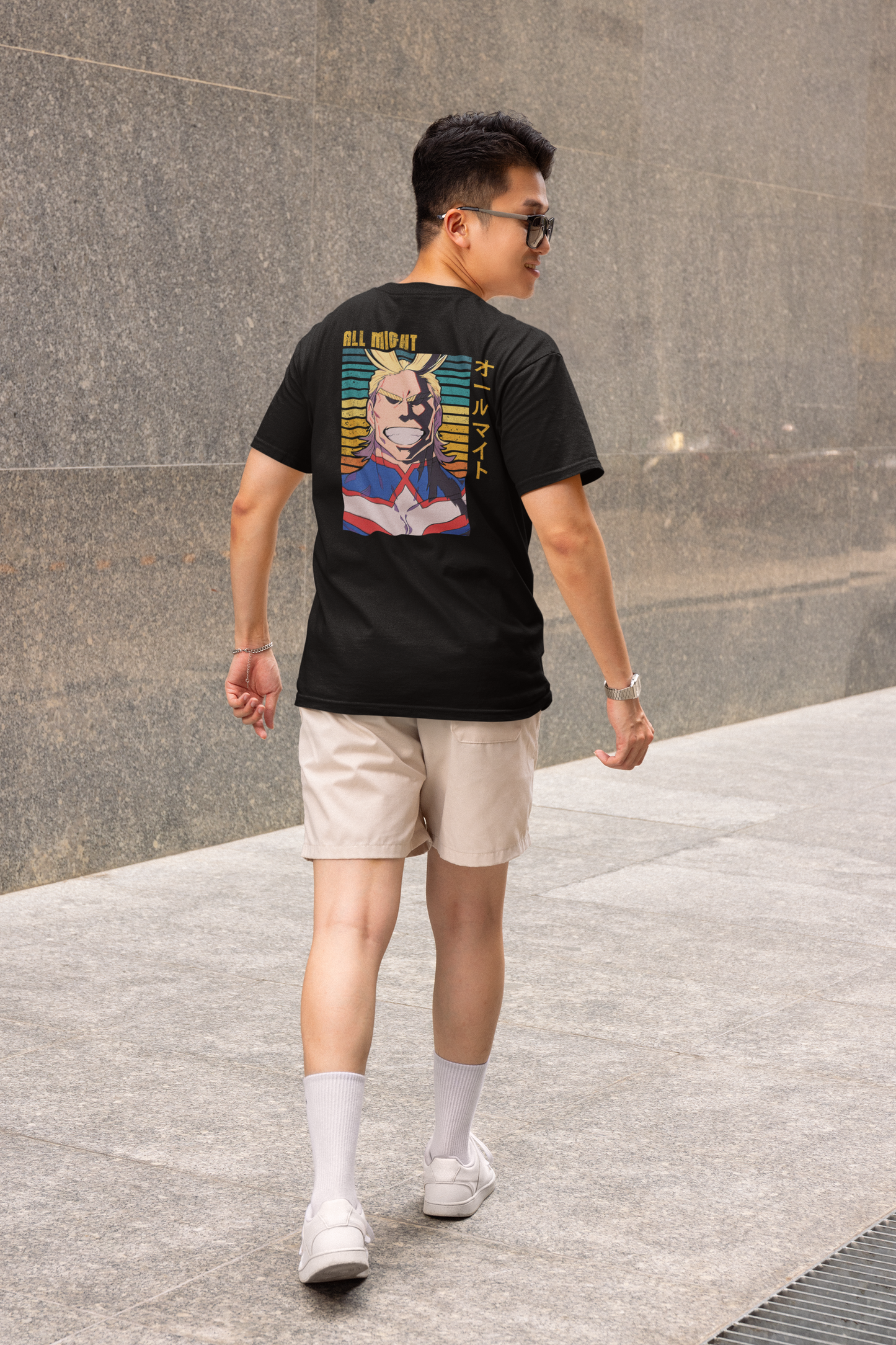 All Might MHA anime t-shirt