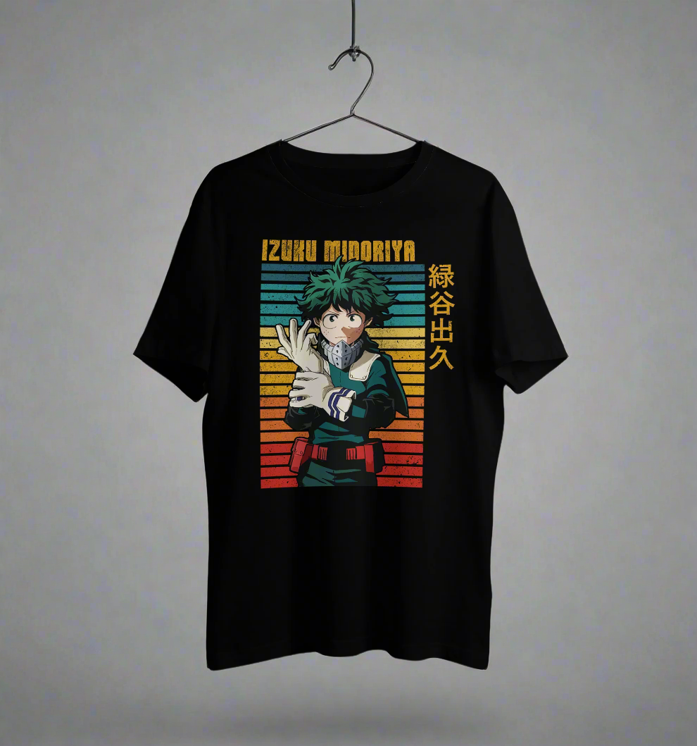 Izuku Midoriya MHA anime t-shirt