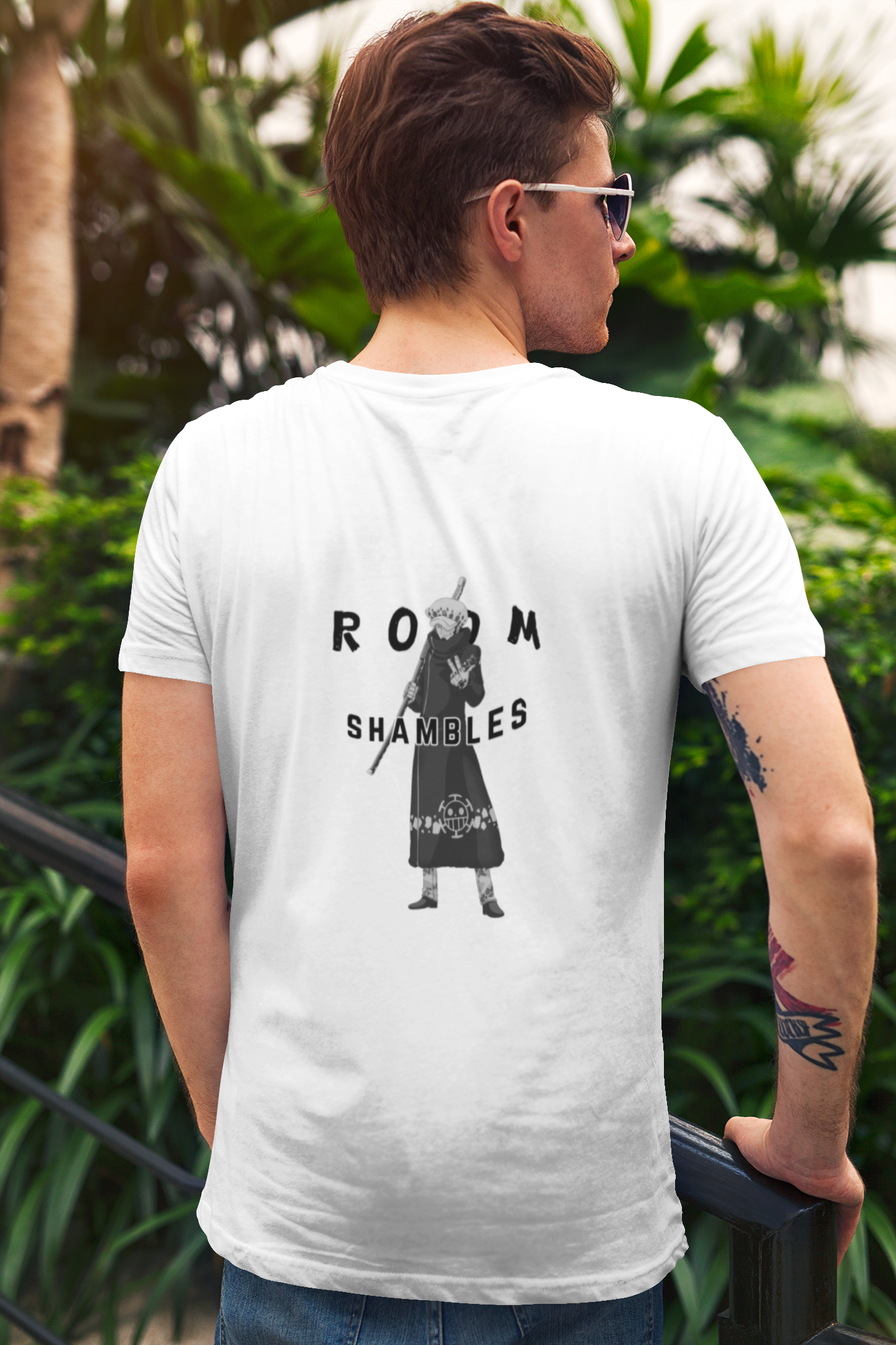 Law one piece anime t-shirt