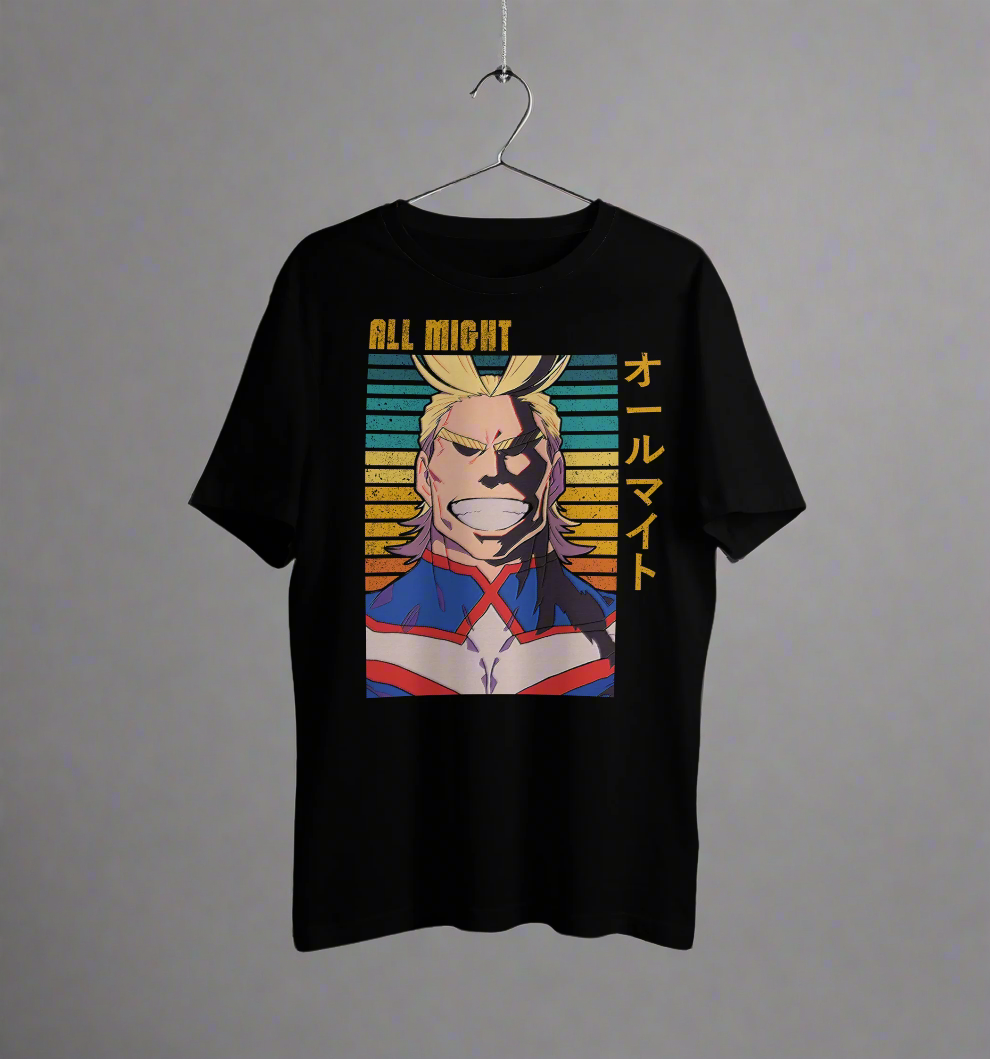 All Might MHA anime t-shirt