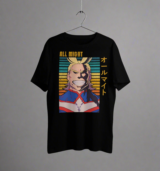 All Might MHA anime t-shirt