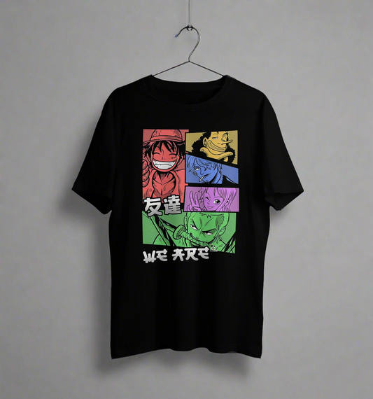 OG straw hat black t-shirt